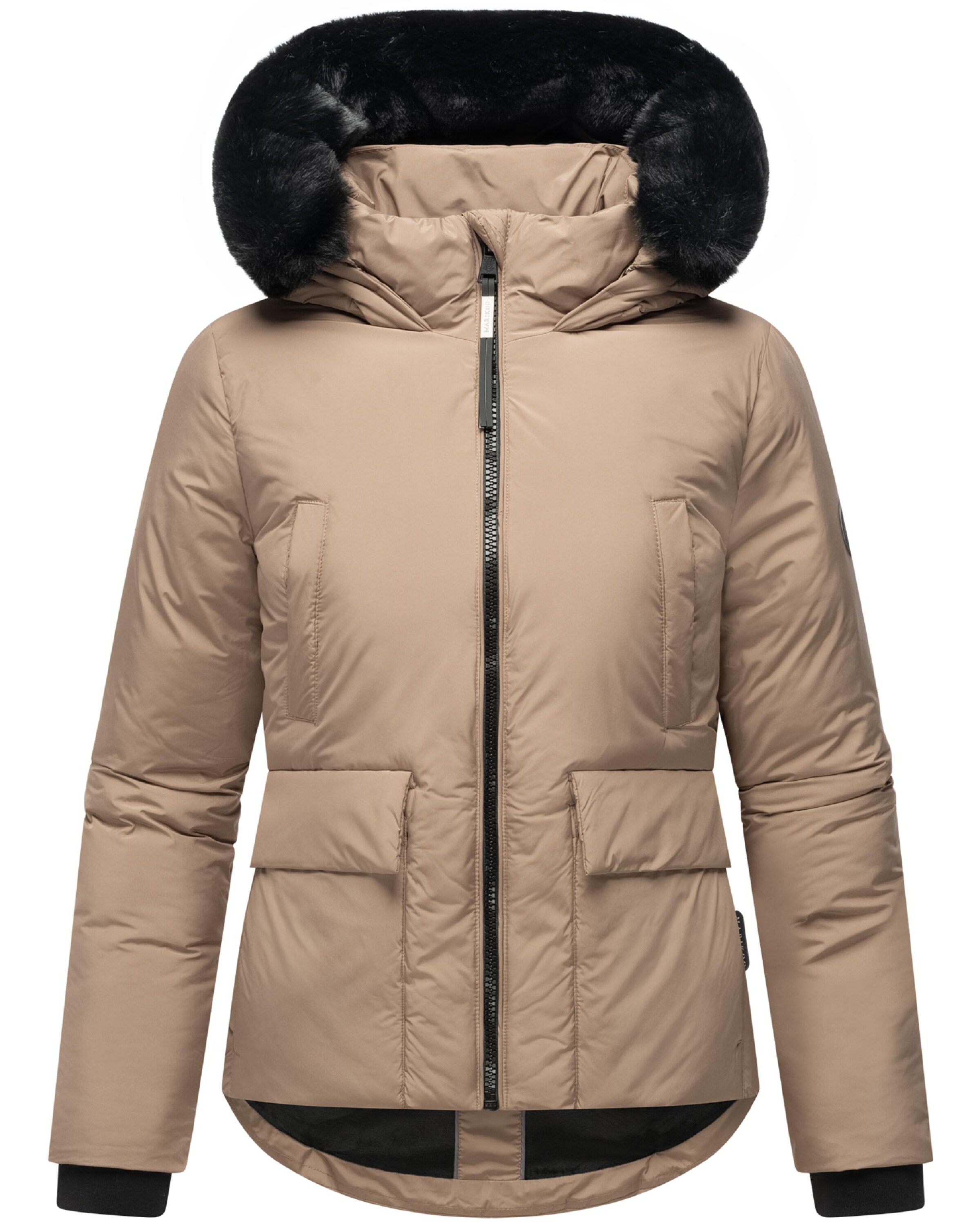 Giacca invernale di MARIKOO in beige: frontale