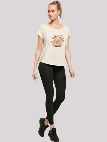 F4NT4STIC Shirt 'Feeling Christmas in the bones' in Beige