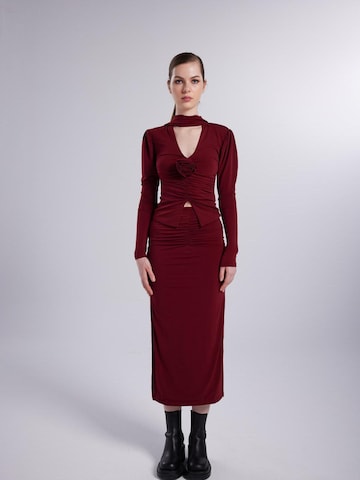 HOLLY LOLLY Bluse‌‌‌‌‌ in Rot: Vorderseite