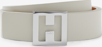 HUGO Belt in White: front