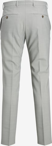 JACK & JONES Slim fit Pleated Pants 'Solaris' in Grey