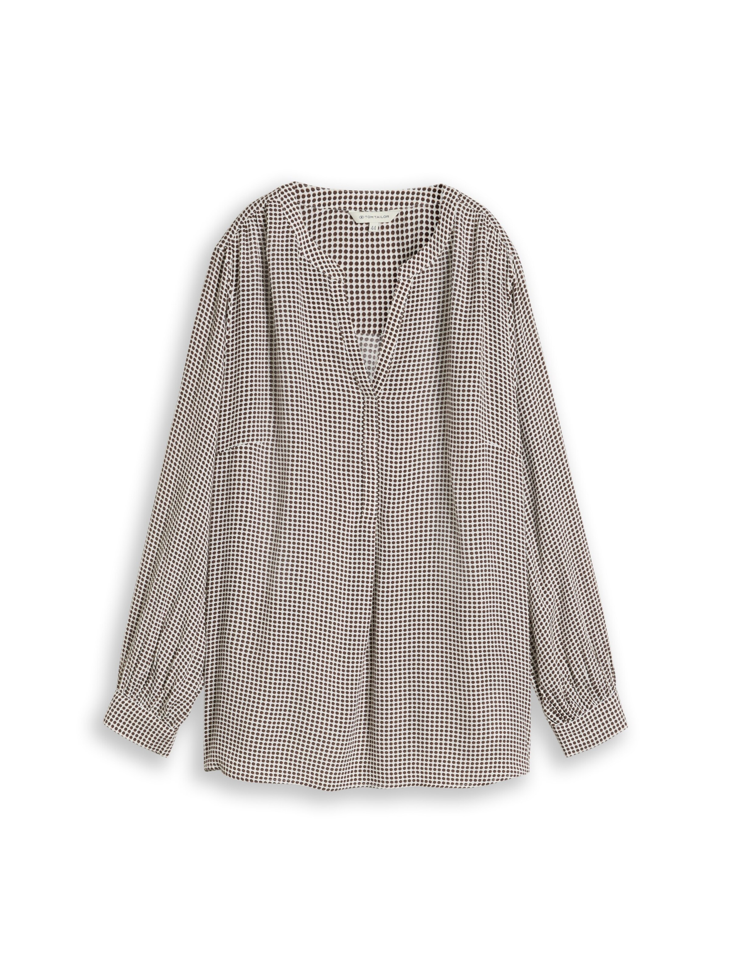 Camicia da donna di Tom Tailor Women + in marrone: frontale