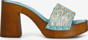 Sandalo di CAFè NOIR in blu: frontale