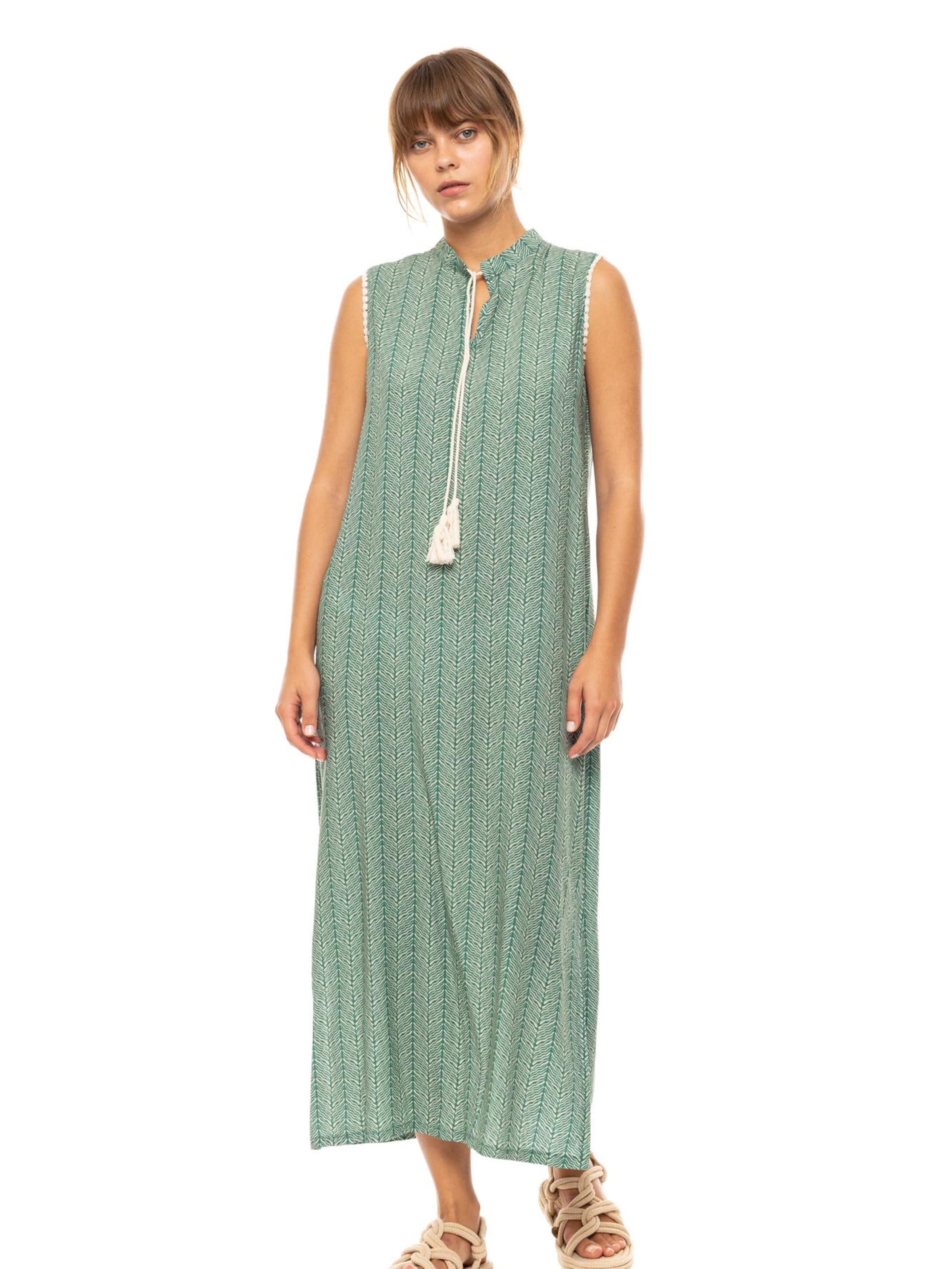 Pink Label Summer Dress in Green