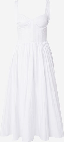 Robe de cocktail True Decadence en blanc : devant