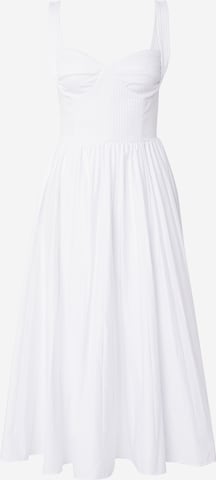 Robe de cocktail True Decadence en blanc : devant