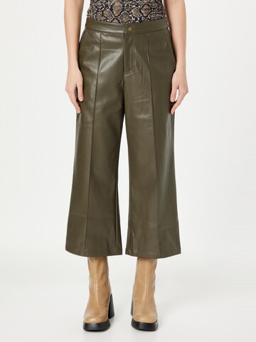 Wide Leg Pantalon à plis Sofie Schnoor en vert : devant