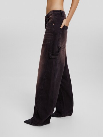 Bershka Wide leg Jeans i brun