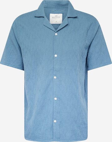 HOLLISTER - Ajuste regular Camisa 'MAR4' en azul: frente