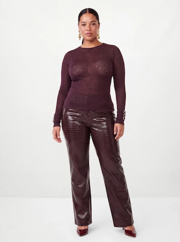 Hoermanseder - regular Pantalón 'Croco' en rojo