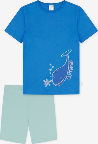 Pyjama ' Girls World ' SCHIESSER en bleu : devant