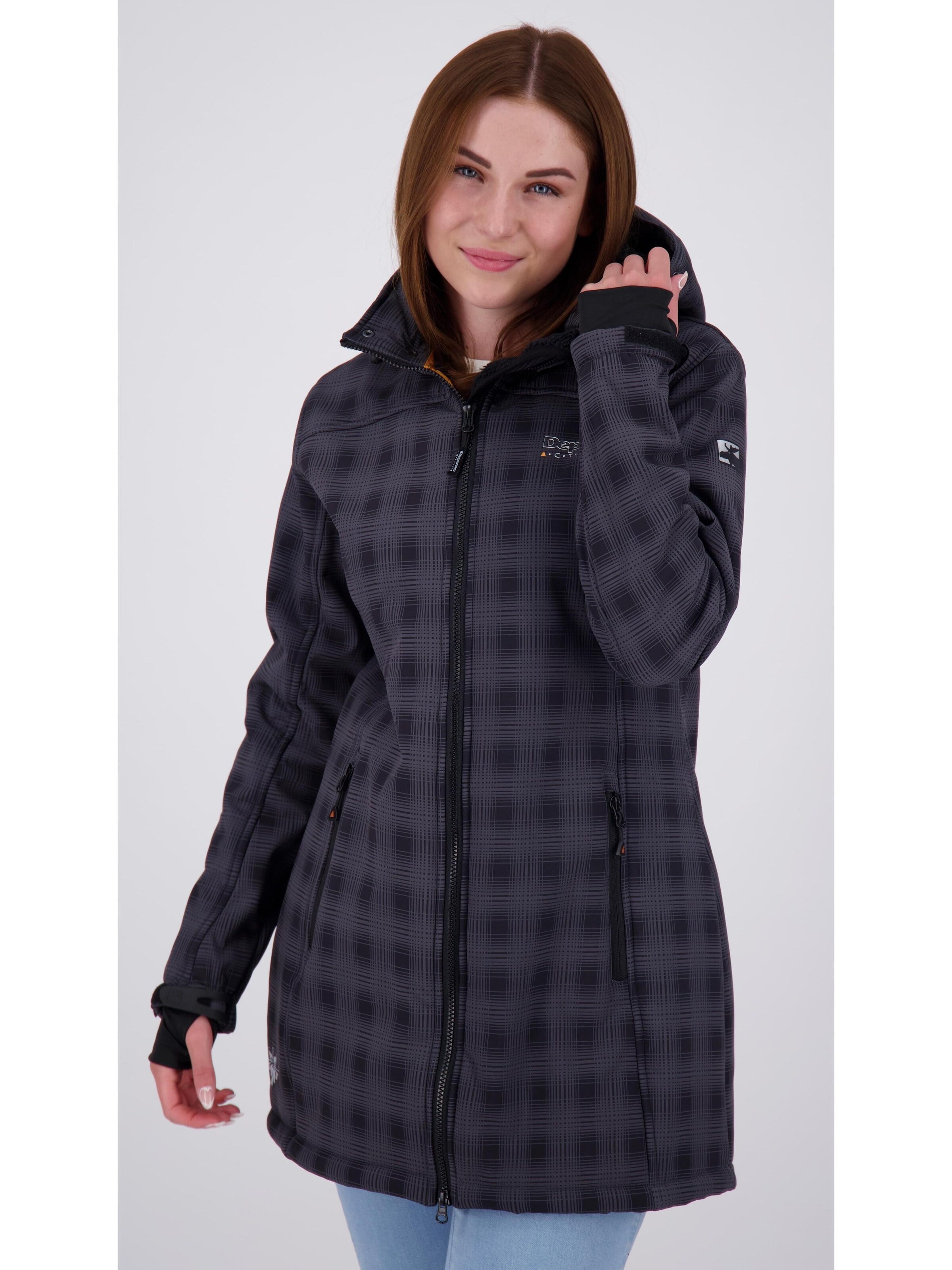 deproc Übergangsjacke 'KEELE PEAK II WOMEN'‌‌‌‌‌‌‌‌‌‌ in Grau