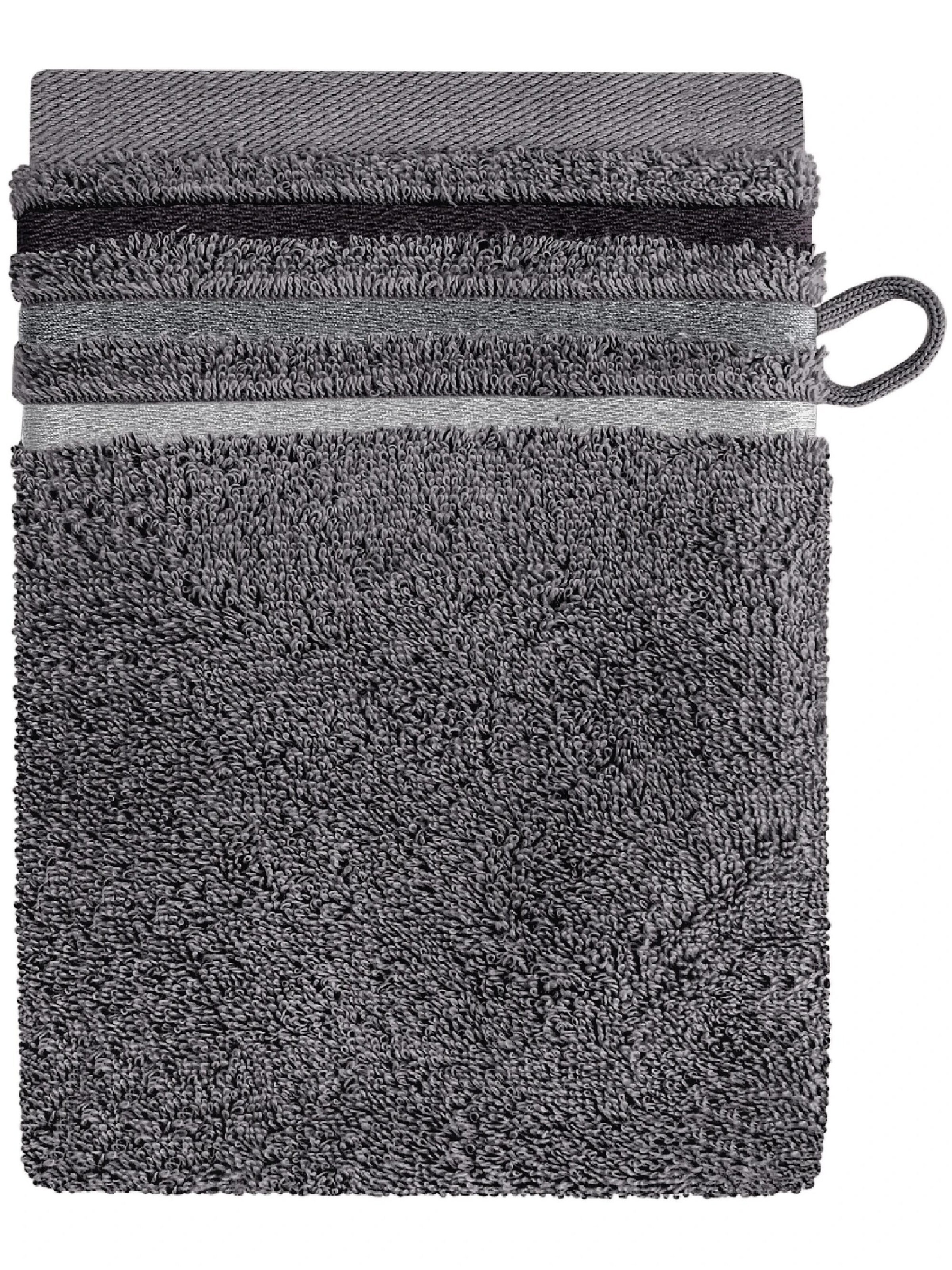 SCHIESSER Handtuch 'Skyline Color' in Grau