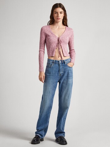 Pepe Jeans Strickjacke 'DANICA' in Rot