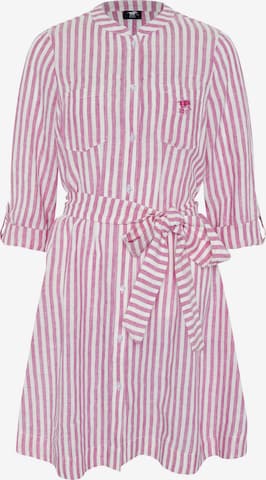 Polo Sylt Shirt Dress in Pink: front