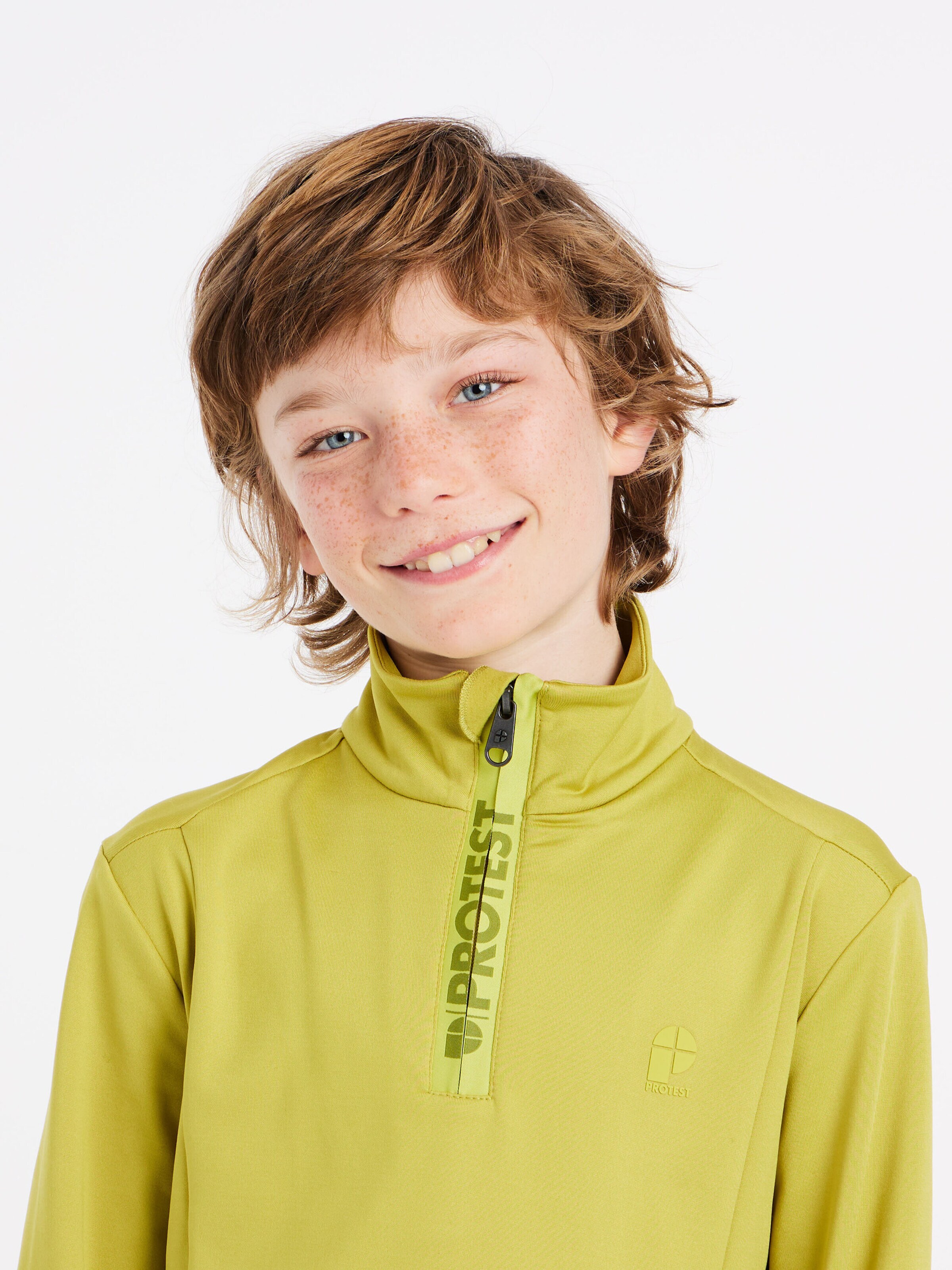 PROTEST Sports sweatshirt 'WILLOWY JR' in Green