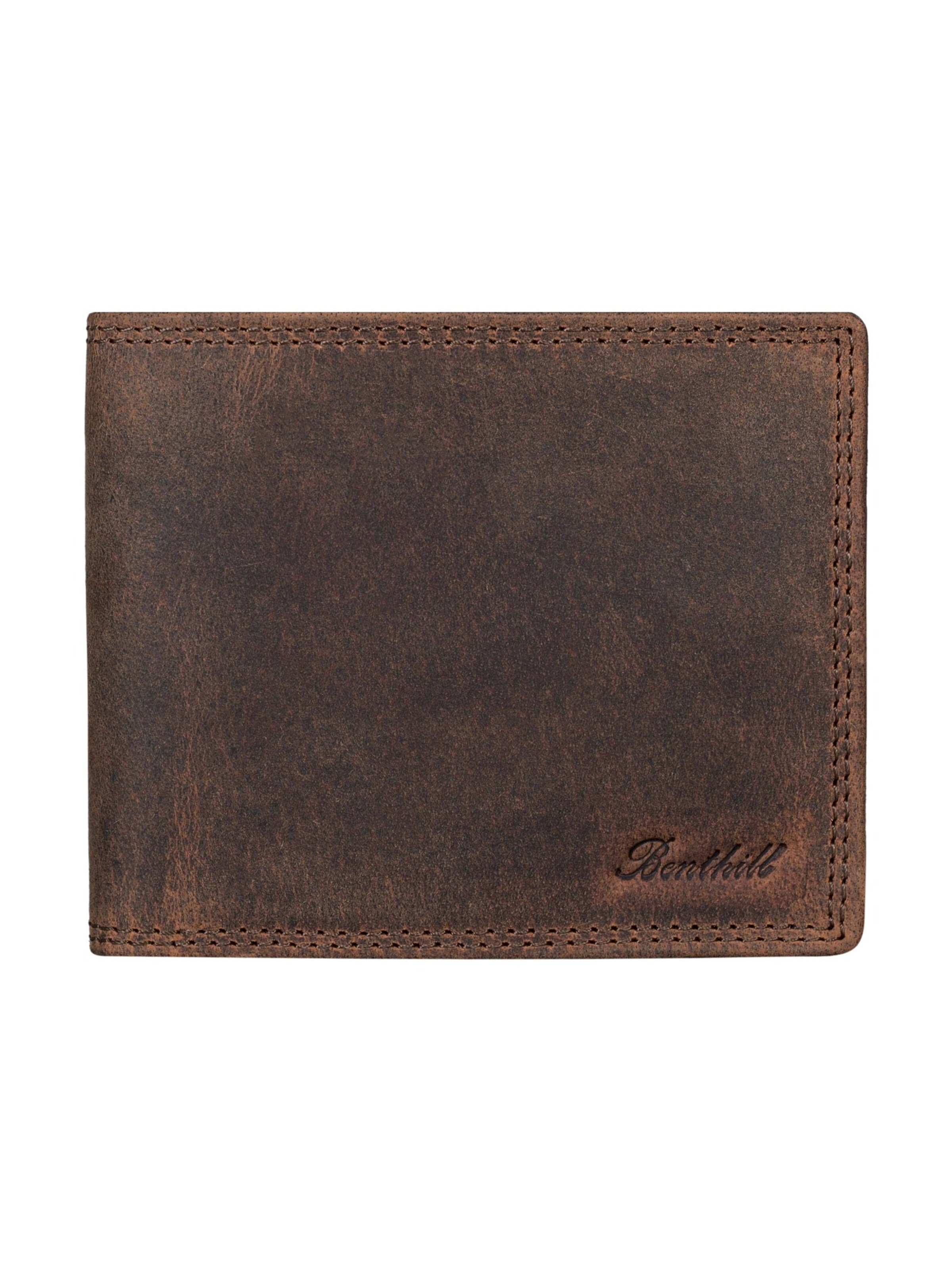 Benthill Wallet in Brown: front