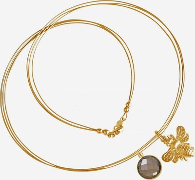 Gemshine Chaîne 'Biene' en marron / or, Vue avec produit