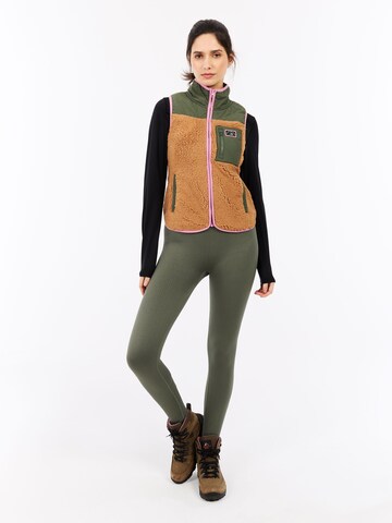 PROTEST Vest 'PRTTry' in Brown