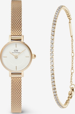 Montre à affichage analogique Daniel Wellington en or : devant