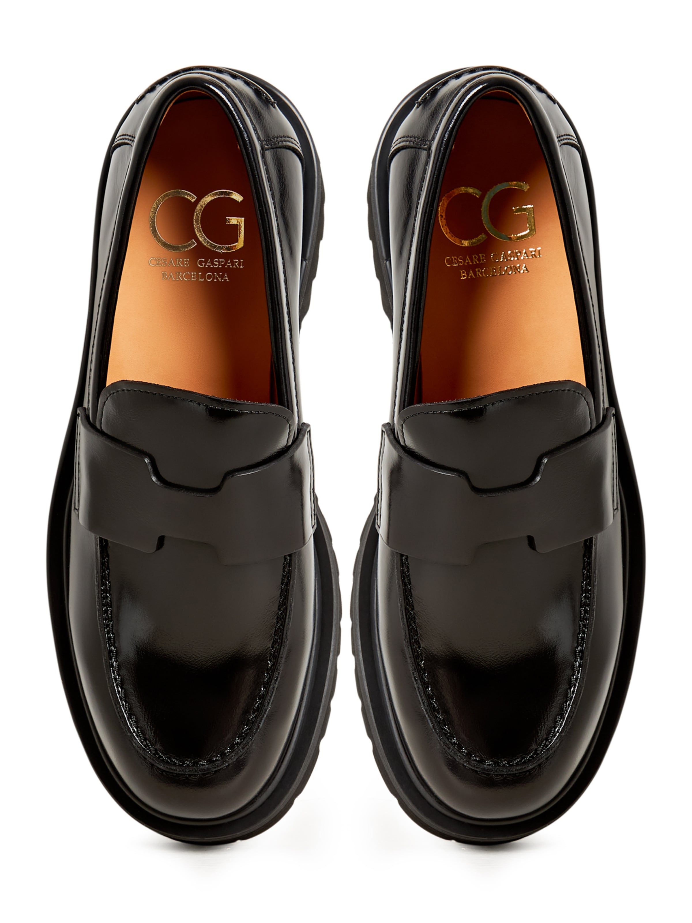 CESARE GASPARI Moccasin in Black