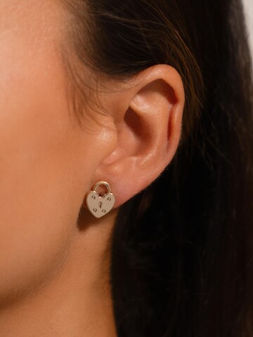 Boucles d'oreilles Lauren Ralph Lauren en or : devant