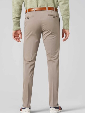 MEYER Slimfit Hose 'Oslo' in Braun