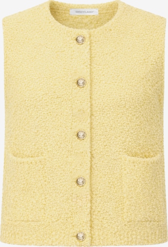 SASSYCLASSY Vest in Yellow: front