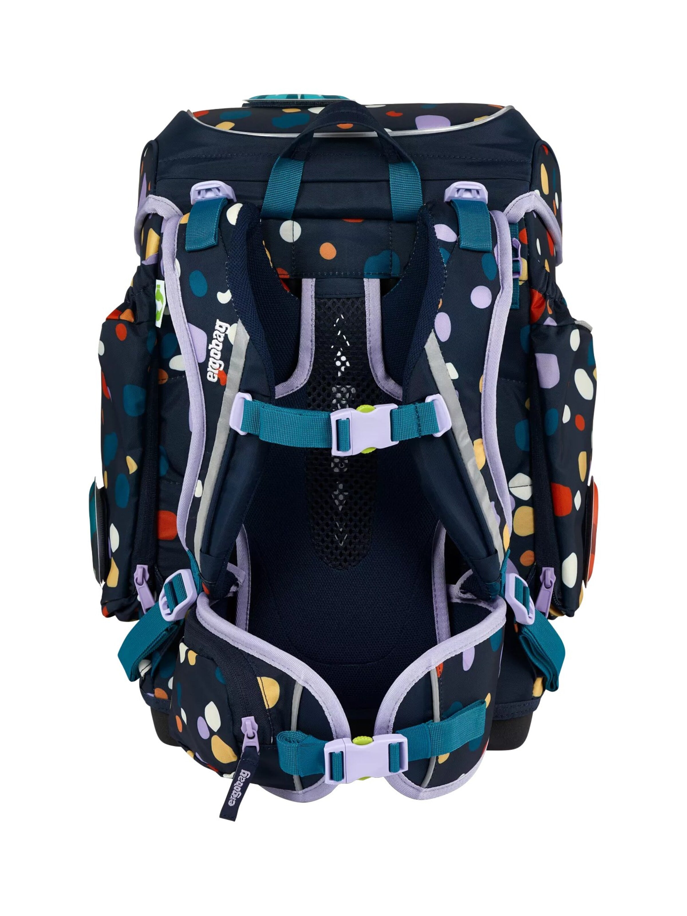 ergobag Backpack 'Schulranzen-Set cubo Set' in Blue