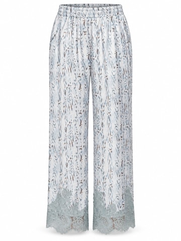 Ombre Wide leg Broek in Blauw: voorkant