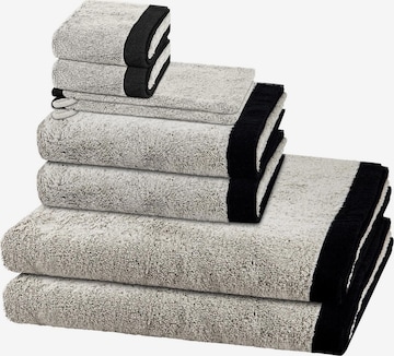 Cawö Towel 'Lifestyle Splash' in Grey: front