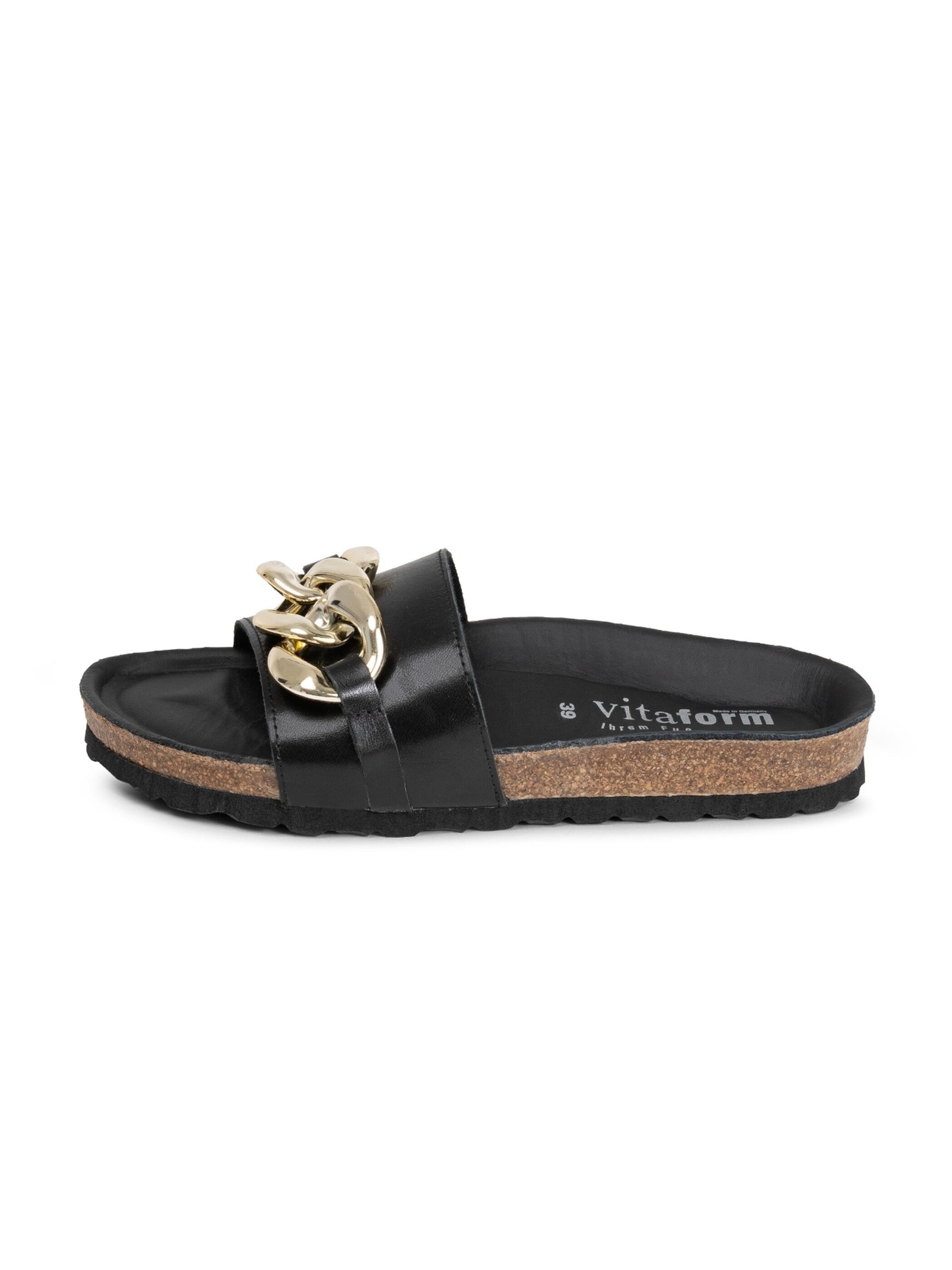 VITAFORM Muiltjes in Zwart