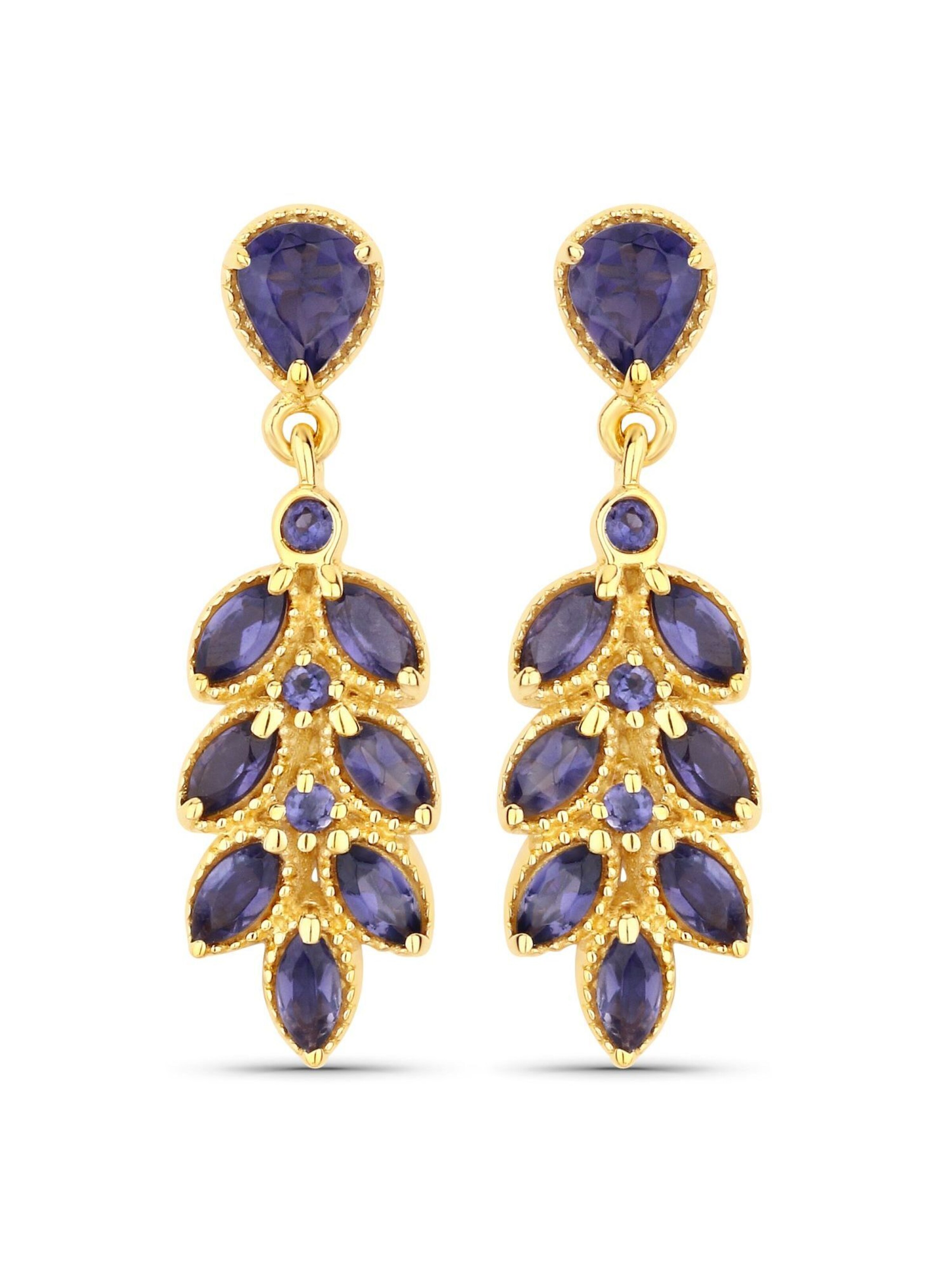 Boucles d'oreilles Rafaela Donata en or : devant