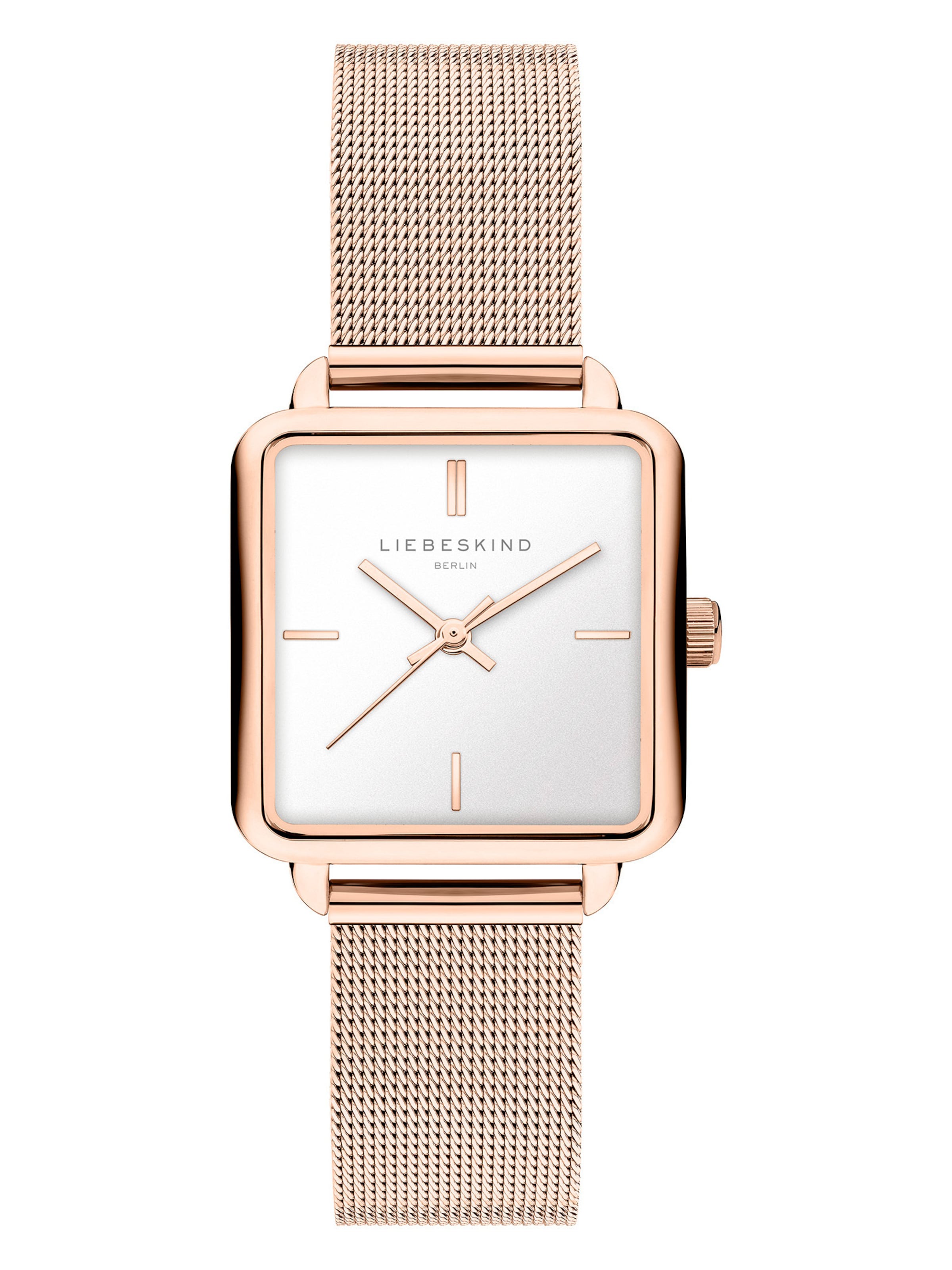 Liebeskind Berlin Analoguhr in Gold: Vorderseite