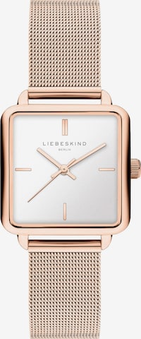 Liebeskind Berlin Analoguhr in Gold: Vorderseite