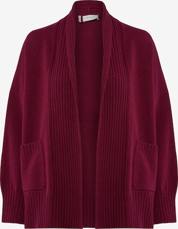 MAERZ Muenchen Knit Cardigan in Purple: front