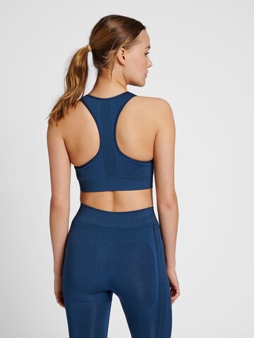 Hummel Bustier Sports-BH i blå