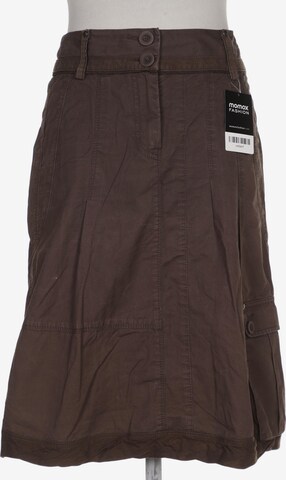 Sandwich Skirt in S in Brown: front