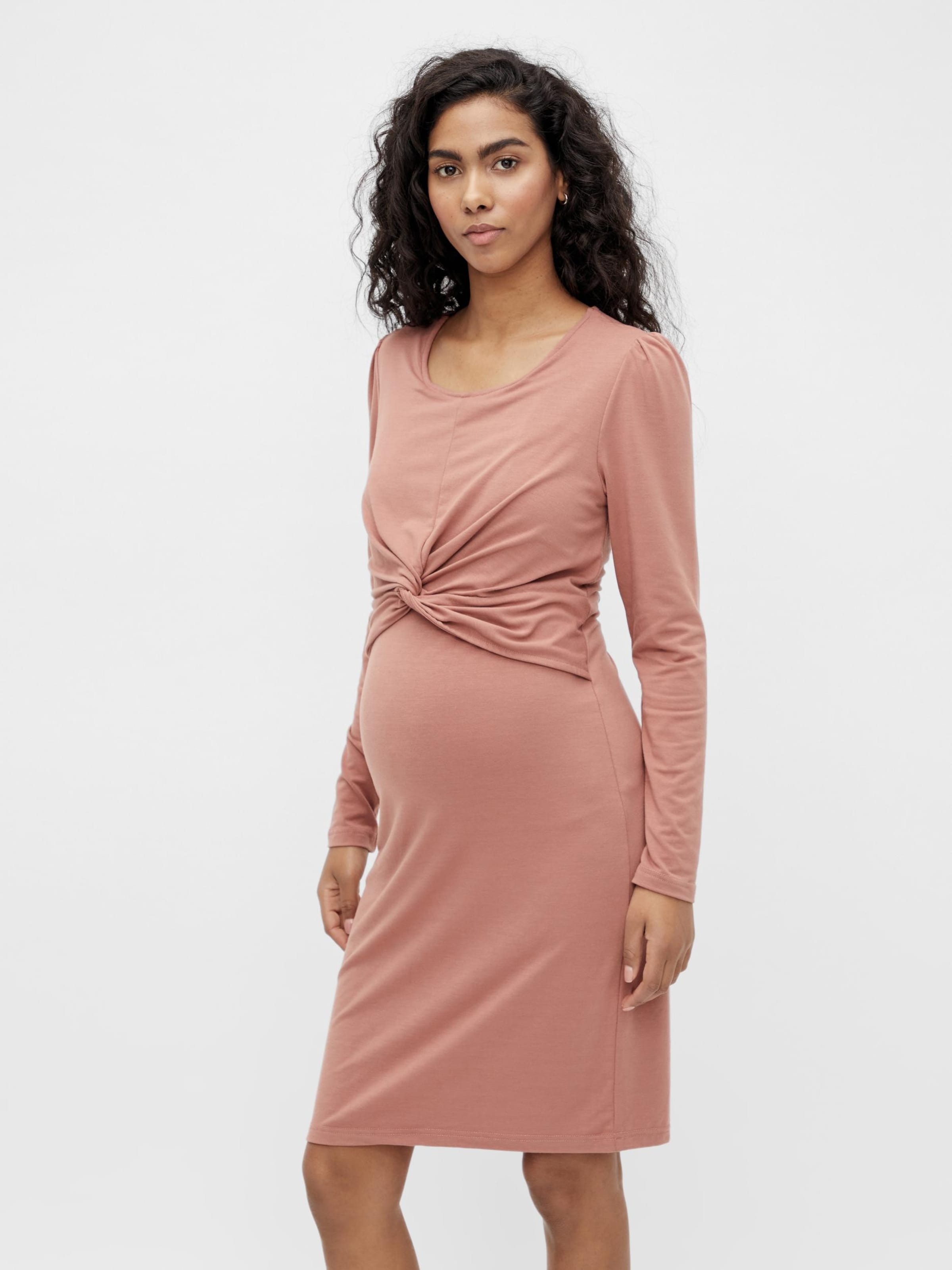 MAMALICIOUS Dress 'MACY' in Dusky Pink