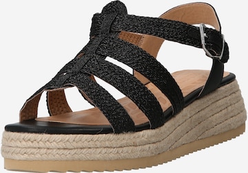 MTNG Strap Sandals 'LYDIA' in Black: front