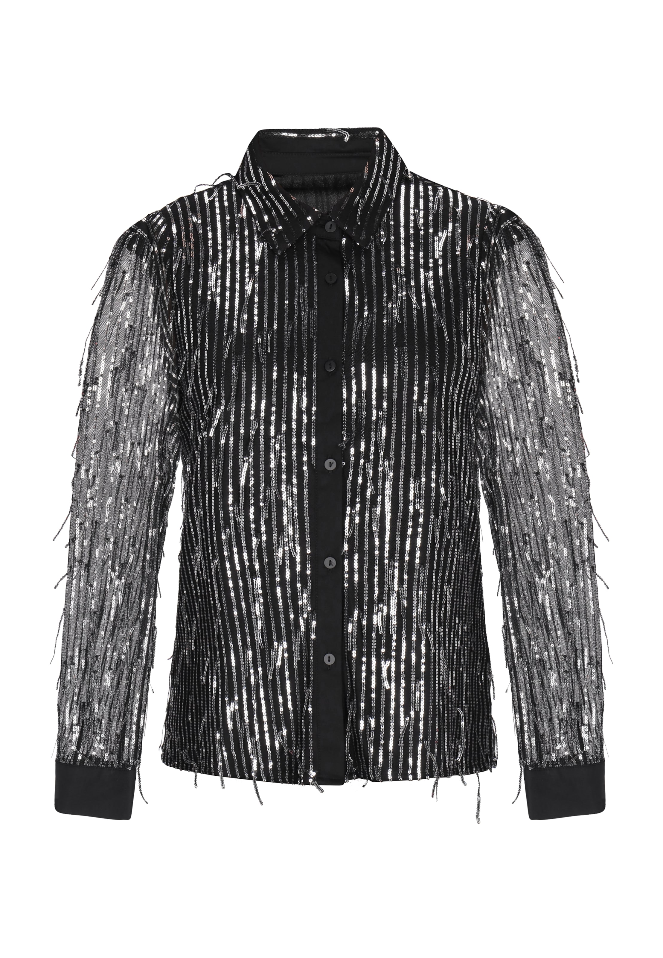 Chemisier faina en noir : devant