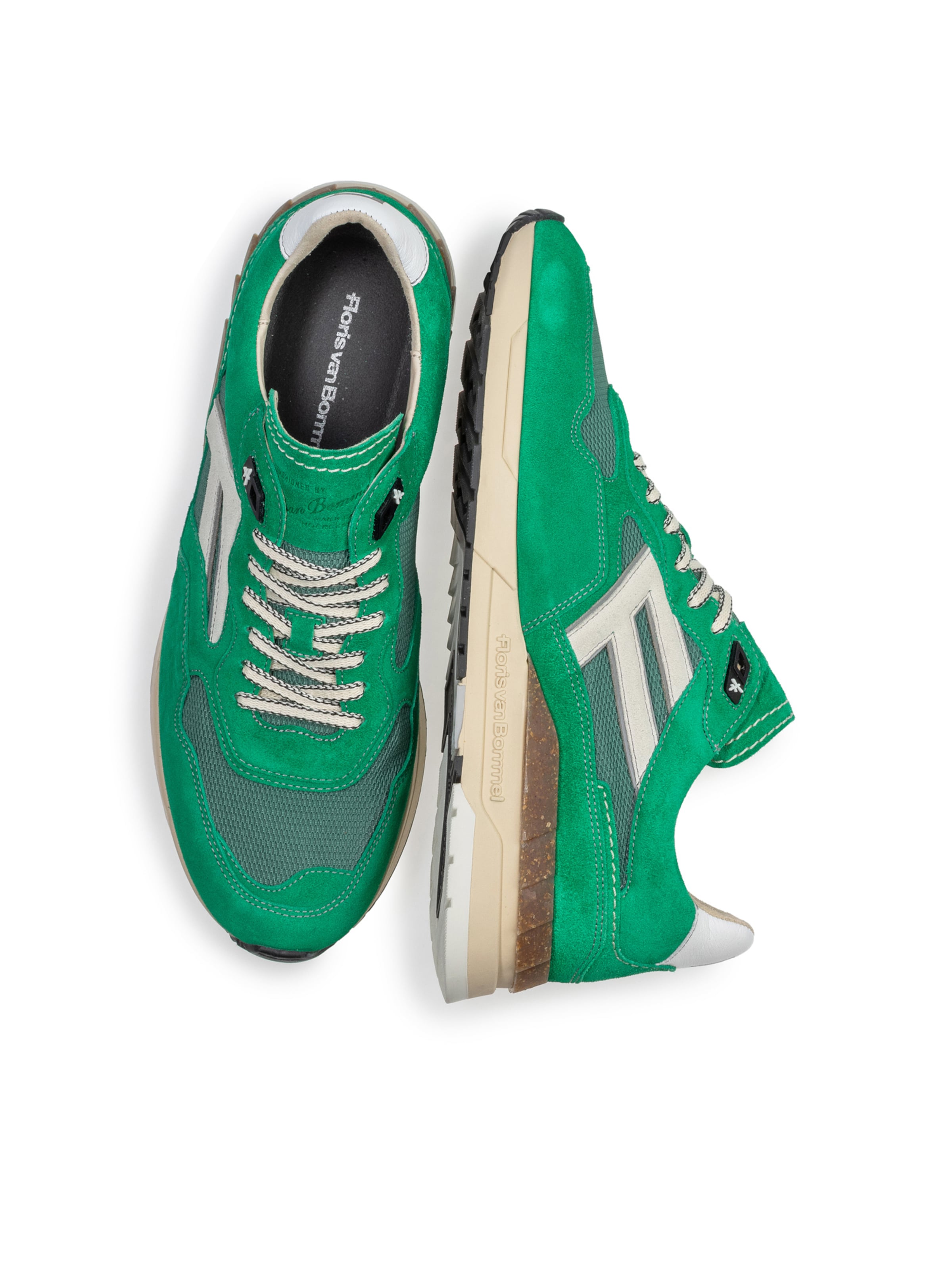 Sneaker bassa 'De Runner 07' di Floris van Bommel in verde