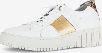GABOR Sneaker in braun / schoko / gold / weiß, Produktansicht
