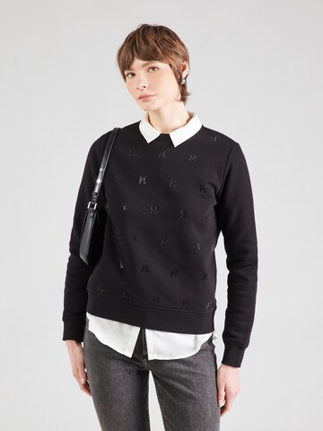 Karl Lagerfeld - Sudadera en negro: frente