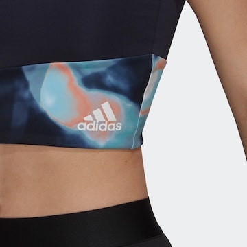 ADIDAS SPORTSWEAR Bustier Sport-BH in Blau