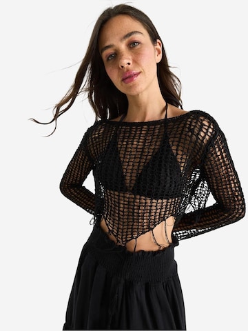 Camicia da donna di Bianco Lucci in nero