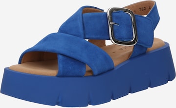 GABOR - Sandalias en azul: frente