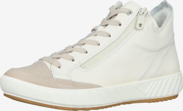 Sneaker alta di ARA in bianco: frontale