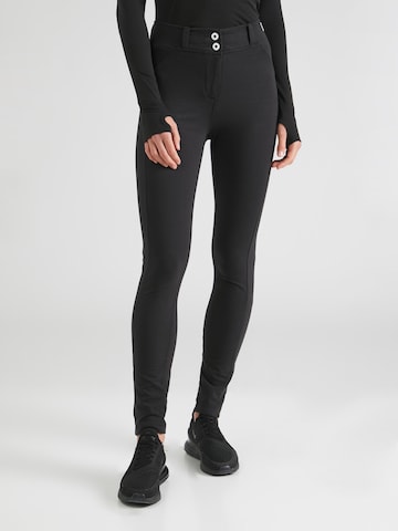 Skinny Pantalon de sport 'SOFIA' Torstai en noir : devant
