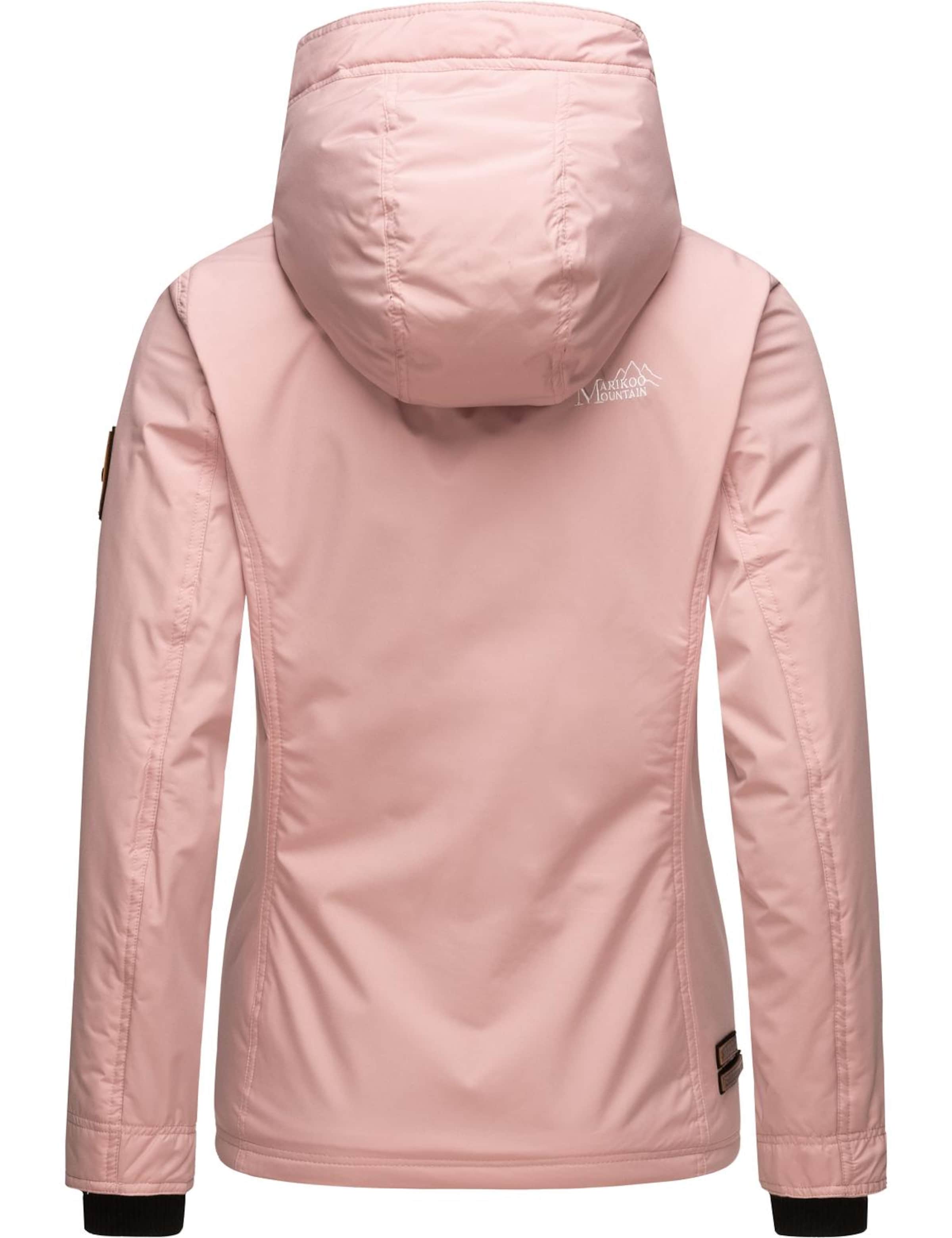 MARIKOO Φθινοπωρινό και ανοιξιάτικο μπουφάν 'Brombeere' σε ροζ